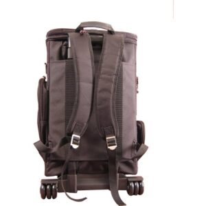 Gator Cases Lightweight Rolling Backpack Case with Pull Handle; Fits 25-Note Micro Controllers and Laptop (GK-LT25W)