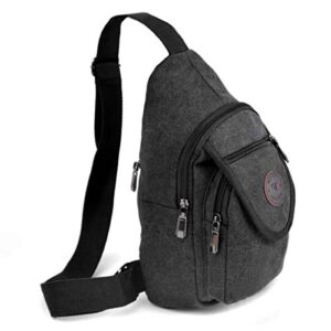 westend crossbody canvas sling bag backpack with adjustable strap