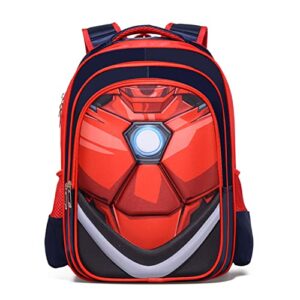 backpacks casual daypacks 3d comic waterproof lightweight bookbags for outdoor bags (red, large)