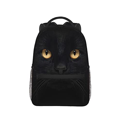 Qurdtt Cat Pattern Backpack School Bag Students Bookbag Travel Daypack for Boys Girls Teens