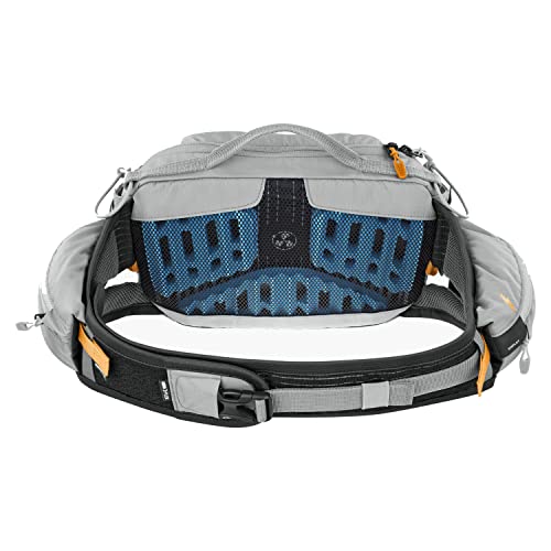 Evoc Hip Pack PRO E-Ride 3 Waist Bag for E-Bike Tours & Trails, 3L Capacity, Airflow Contact System, AIRO Flex Waist Belt, Venti Flap System, Bottle Holder, Stone, Stone, Backpack