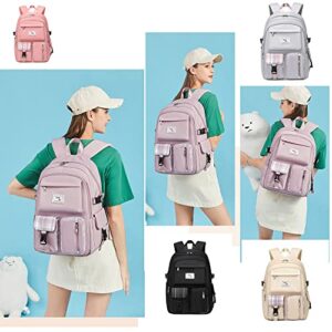 School Backpack for Girls Large Capacity Daypacks Water Resistant Breathability Bookbag Travel Backpacks Bookbag for Girls