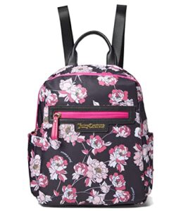 juicy couture lollipop large backpack pretty rose black multi one size