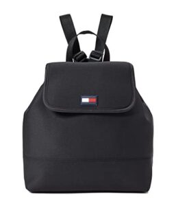 tommy hilfiger ricky ii flap backpack neoprene black one size