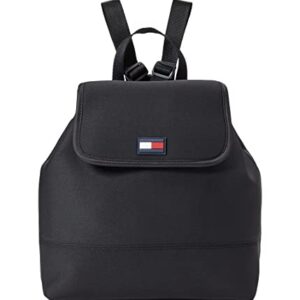 Tommy Hilfiger Ricky II Flap Backpack Neoprene Black One Size