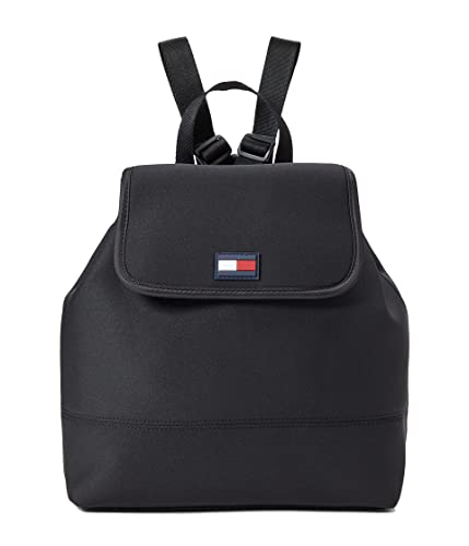 Tommy Hilfiger Ricky II Flap Backpack Neoprene Black One Size