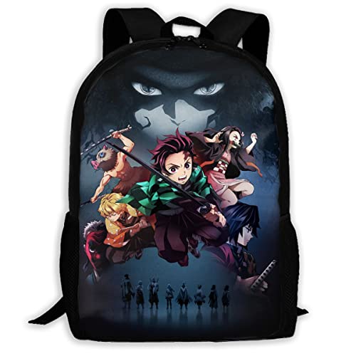 OTRPLIR Anime Backpack Durable Bookbag 17 Inch Large Capacity Laptop Bags 3D Printed Manga Daypacks