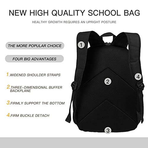 OTRPLIR Anime Backpack Durable Bookbag 17 Inch Large Capacity Laptop Bags 3D Printed Manga Daypacks