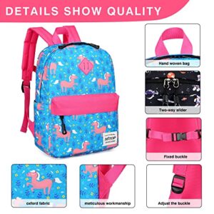 HITOP Kids Girls Backpack Lightweight for School Cute Preschool Backpack for Toddler