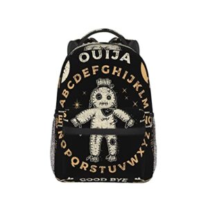 Fashion Rucksack Large Capacity Anti-Theft Multipurpose Carry On Bag Backpack for Sports Travel Bicycle - Ouija Board with A Voodoo Doll Occultism Set, Travel Hiking & Camping Rucksack