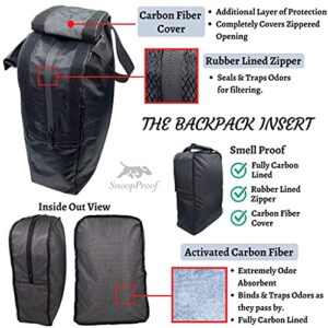 The SP Backpack Insert - Smell Proof Backpack Insert Carbon Lined Snoop Proof