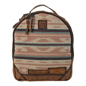 sts ranchwear women’s everyday western style aztec pattern palomino serape mini backpack with concealed carry pocket