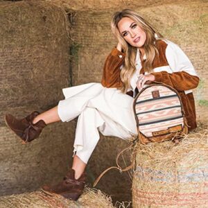 STS Ranchwear Women's Everyday Western Style Aztec Pattern Palomino Serape Mini Backpack with Concealed Carry Pocket