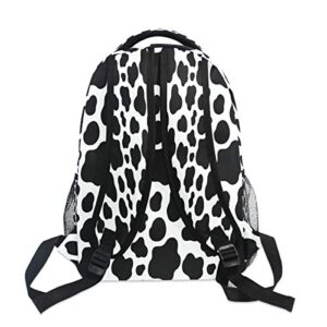 Backpack Geometrical Cow Animal Print Travel Daypack Large Capacity Rucksack High School Book Bag Computer Laptop Bag for Girls Boys Women Men