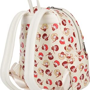 Loungefly Harry Potter Chibi Characters Wands Out All Over Print Mini Backpack