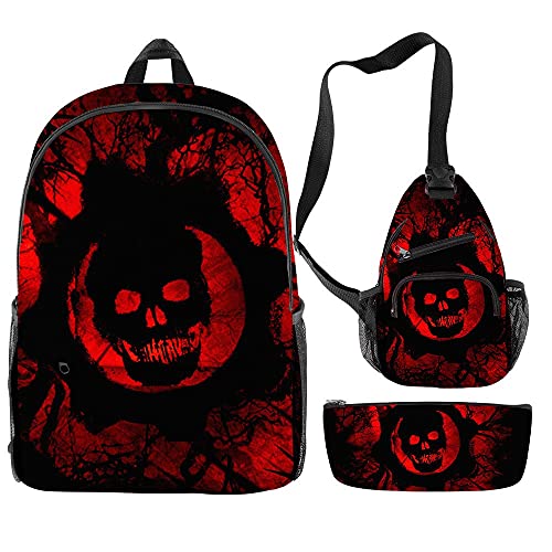 FEIRUIJI Backwoods Backpack Halloween Laptop Backpack School Backpack Travel Shoulder Backpack Book Backpack for men women