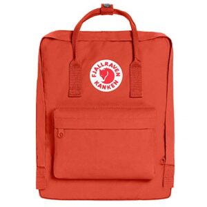 fjallraven, kanken classic backpack for everyday, rowan red