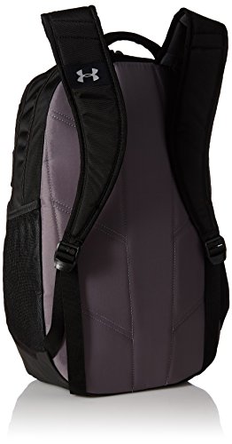 Under Armour Team Hustle 3.0 Backpack, Black//Silver, One Size Fits All