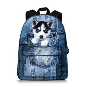 jbs-no.1 cute kids backpack for teen girls boy women,cats dogs puppy bookbag…
