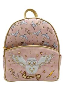 danielle nicole x harry potter magical hedwig mini backpack – fashion cosplay disneybound cute bags, multicolor (dmdb0246)