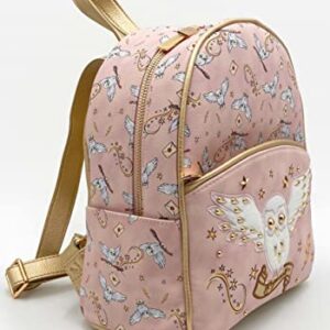 Danielle Nicole X Harry Potter Magical Hedwig Mini Backpack - Fashion Cosplay Disneybound Cute Bags, Multicolor (DMDB0246)