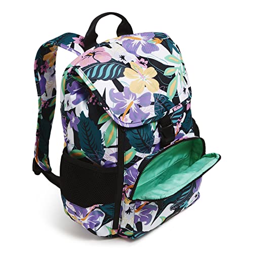 Vera Bradley Recycled Lighten Up Reactive Daytripper Commuter Backpack, Island Floral