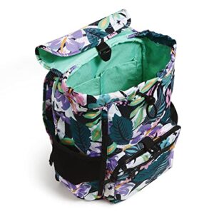 Vera Bradley Recycled Lighten Up Reactive Daytripper Commuter Backpack, Island Floral