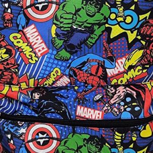 Marvel Avengers 16" Backpack AOP Hulk Captain America Iron Man Spider-Man Thor