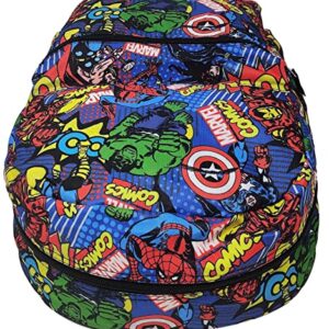 Marvel Avengers 16" Backpack AOP Hulk Captain America Iron Man Spider-Man Thor