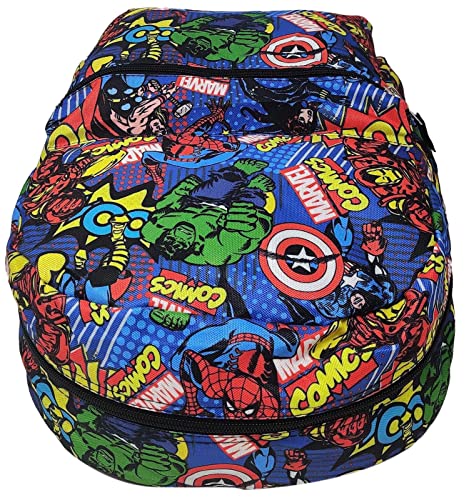 Marvel Avengers 16" Backpack AOP Hulk Captain America Iron Man Spider-Man Thor