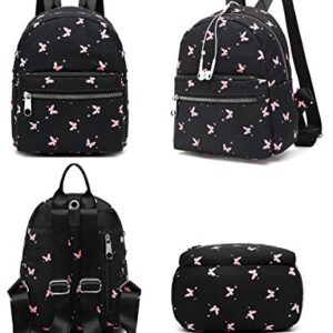 YiXiamo cute fashion mini Backpack pack bag for girls women and Adult (butterfly)