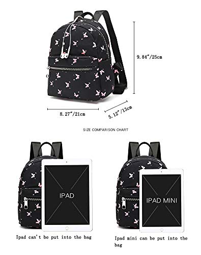 YiXiamo cute fashion mini Backpack pack bag for girls women and Adult (butterfly)