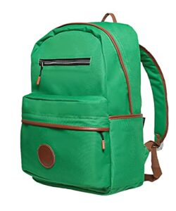 npo njoy laptop backpack,fashion slim durable laptops backpack , stylish water repellent college school computer bag for women & men fits 16 inch laptop and notebook (green)