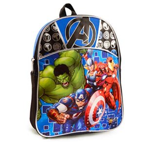 marvel avengers 11” mini toddler preschool backpack featuring spiderman, iron man, captain america and more