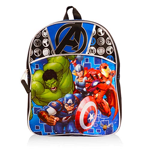 Marvel Avengers 11” Mini Toddler Preschool Backpack Featuring Spiderman, Iron Man, Captain America and More