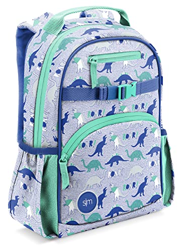 Simple Modern Toddler Mini Backpack for Kids Boys Girls | Preschool Small Backpack | Fletcher Collection | Toddler - Mini (14" tall) | Dinosaur Roar