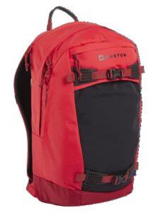 burton day hiker 28l backpack, tomato