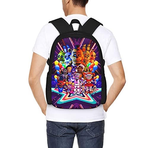 MOSKUTZ 3D Print Anime Backpacks Cartoon Game Backpack Fashion Anime Backpack Game Travel Bags 17 Inch A