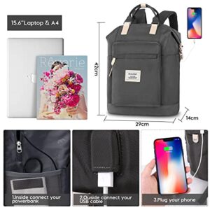 Laptop Backpack Women,Backpack Men School Backpack Teenagers,Computer Backpack College Backpack Daypack for Boys and Girls with USB Charging Port