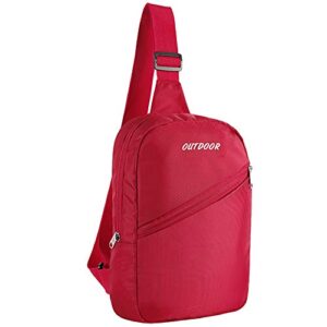 xqxa small sling bag crossbody chest bag lightweight daypack for travel hiking