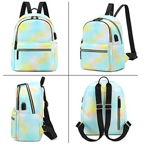 Mini Backpack Purse For Girls,Womens Small Travel Backpack Teens Little Casual Bag (Green)