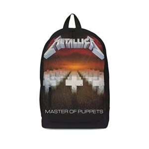 metallica backpack, black, height 45cm, width 30cm, depth 15cm
