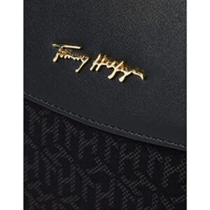 Tommy Hilfiger Sutton Flap Backpack Jacquard Black Tonal/Black One Size