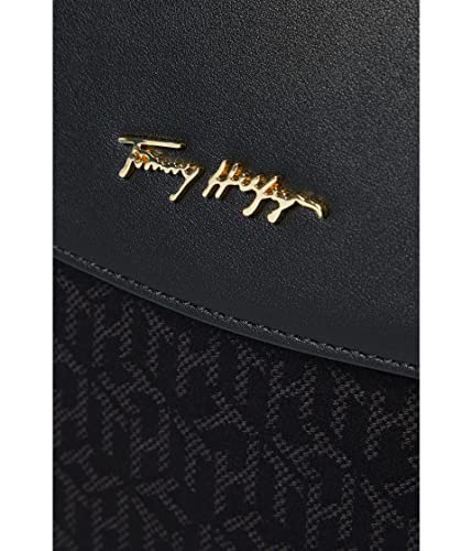 Tommy Hilfiger Sutton Flap Backpack Jacquard Black Tonal/Black One Size