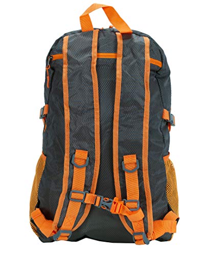 Rockland Packable Stowaway Backpack, Charcoal, Large