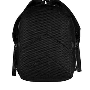 CUSALBOY TV Backpack Student Men and Women USB Charging School Bag Computer Bag Backpack (Black 2)