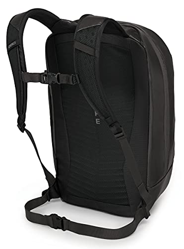 Osprey Transporter Panel Loader Laptop Backpack, Black