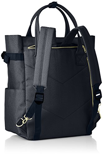 anello(アネロ) Women Regular 2-Way Tote Backpack, NVY