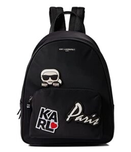 karl lagerfeld paris khloe backpack black patch one size
