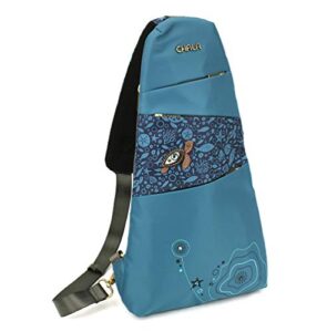 chala cv-escape sling backpack – turtle – turquoise